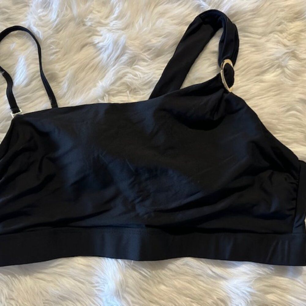 Black One Should Bikini Swimsuit Top    8144  NWT Boutique - Picture 3 of 10